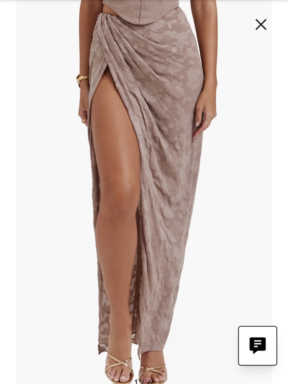 $135 House of CB Vesper Skirt Large